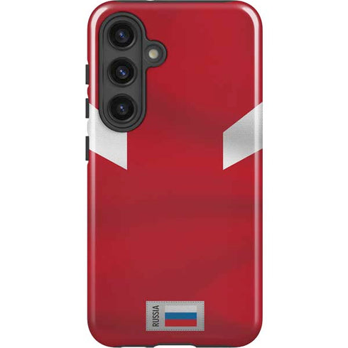 Russia Soccer Flag Galaxy S25 Impact Case